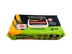 Crocodile Cloth Paint Scrub Extra Strength 60 Count Cleaning Wipes