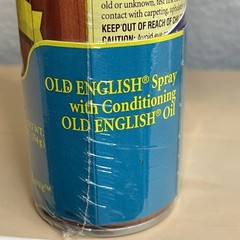 Vintage 1990s Old English Lemon Furniture Polish Aerosol Spray & Liquid Wood Oil