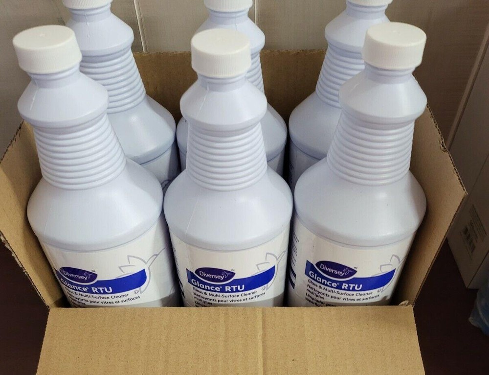 Diversey Glance HC Glass & Multi-Surface Cleaner Ready to Use 6 – 32oz bottles