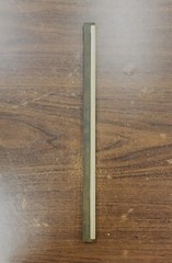 14″ Brass Squeegee Channel with Rubber FREE SHIP CONTINENTAL USA