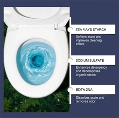 Restorabowl Foaming Cleaning Powder Fresh Scent Fast Dissolving Daily Care