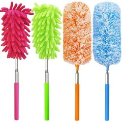 Extendable and Washable Microfibre Feather Duster Set of 4 Adjustable 13 to 30
