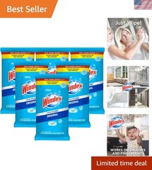 Multi-Surface Glass Wipes – Streak-Free & Gentle with Fresh Crystal Rain Scent