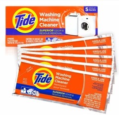 Tide Washing Machine Cleaner for High Efficiency washers 7 sealed packages.
