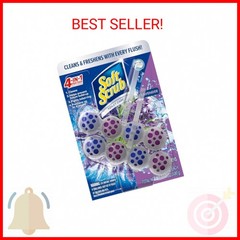 Soft Scrub 4-in-1 Rim Hanger Toilet Bowl Cleaner, Lavender, 2 Count