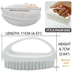 GKETN Scrub Brush for Cleaning Scrubbing Heavy Duty Stiff Nylon Bristles Clea…