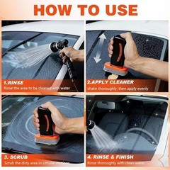 2PCS PTZ Crystal Serum & Window Windshield Glass Oil Film Remover For Car