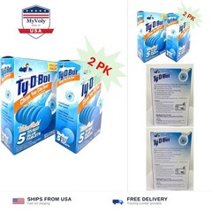 Ty D BOL Toilet Cleaning Tablets with Continuous Blue Spruce Scent keeps Toil…