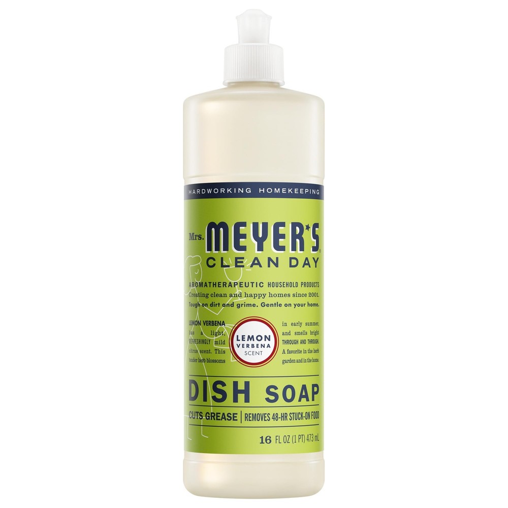 CLEAN DAY Liquid Dish Soap, Lemon Verbena, 16 fl. Oz