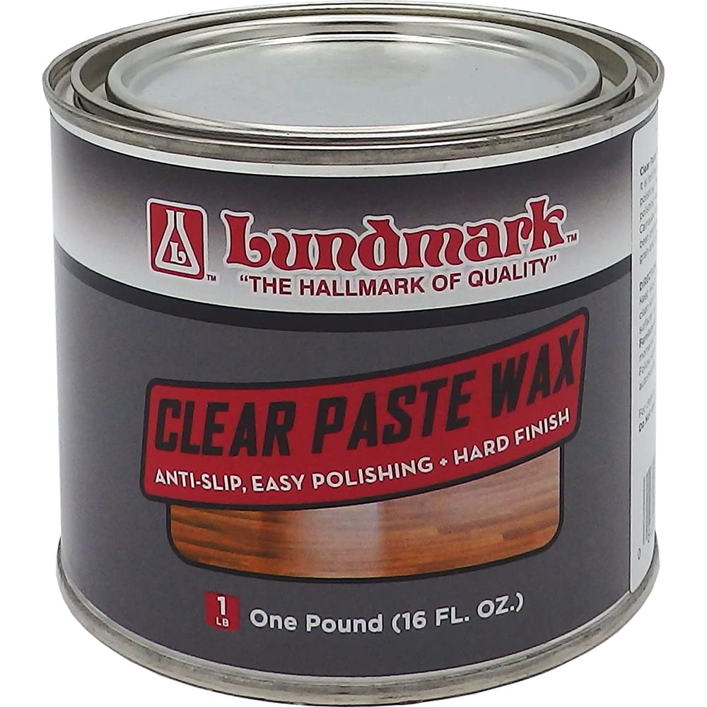 Lundmark Carnauba Paste Wax, Clear, 1-Pound, 3206P001-6 (LUN-3206P001-6)