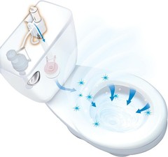 Fluidmaster 8302P8 Flush ‘n Sparkle Automatic Toilet 2 Count (Pack of 1), _