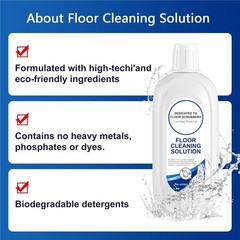 Floor Cleaning Solution Compatible With Tineco, Deep Cleans for Multiple Hard…