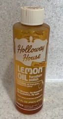 Vtg Holloway House Lemon Oil Furniture Polish~Over 3/4Full~Prop/Display/Use