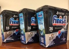 3 Pk Finish Powerball Quantum 36 tabs Autodishwasher 15.8 oz