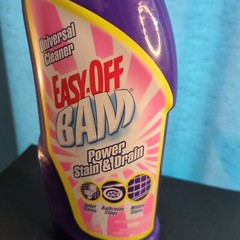 Easy-Off BAM Power Stain & Drain Universal Cleaner 24oz Refill Discontinued Rare