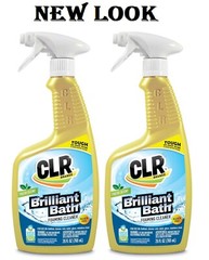 CLR Brilliant Bath Bathroom & Kitchen Cleaner 26 oz 2 Pack New Free Shipping