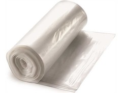44 Gal. 14 mic 40 in. x 46 in. Natural High-Density Trash Bags Clear – pack of 2