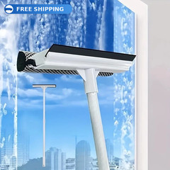 Extendable Window Squeegee Cleaner Long Handle Glass Car Window Wash Cleaner