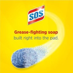 Steel Wool Soap Pads Lemon Fresh 10 Count
