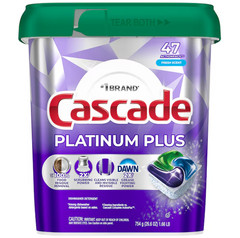 Cascade Platinum Plus 47 -Count Fresh Scent Dishwasher Detergent