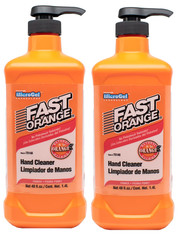 Permatex Fast Orange Pumice Hand Cleaner, 48oz Orange Scent (2 Pack)