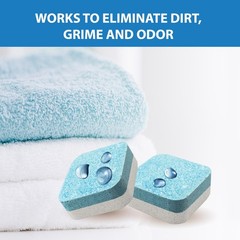 Washing Machine Cleaner Tablets, 12 Pack, Enzyme Formula, 1-Year Supply, Unsc…