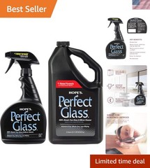 Perfect Glass Cleaner Bundle: Streak-Free, Ammonia-Free, 99.6 Fl Oz Total Volume
