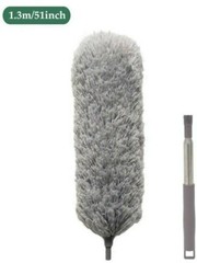 Microfiber Duster With Extendable Rod (Denpetec) Lint Free Duster for cleaning