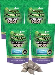Green Gobbler Septic Tank Treatment Natural Bacteria 24 Pods Prevent Backups
