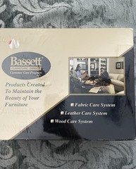 Bassett Guardian Fabric Leather Wood Care System Furniture Clean & condition kit
