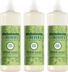 MRS. MEYER’S CLEAN DAY Liquid Dish Soap, Limited Edition Iowa Pine, 16 Fl. Oz –