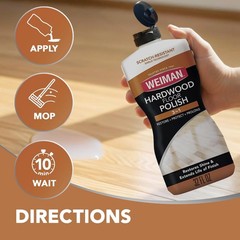 Citrus Scented Hardwood Floor Polish 32 Oz – Safe for Kids & Pets, 3 Piece Set