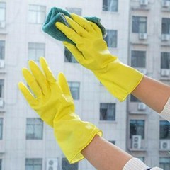 Tsyware 12 Gloves 6 Pairs Unbreakable Heavy Duty Kitchen Rubber Cleaning Gloves