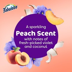 2X Concentrated Peach Scent Cleaner – No Rinse, 56 fl oz for Ultimate Freshness