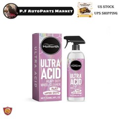 Wheel Cleaner Spray Heavy Duty Foam For Auto Rims Removes Brake Dust Grime