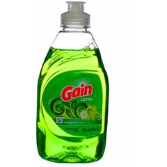 4 Pack Gain Ultra Dishwashing Liquid Soap, Original, 8 fl oz