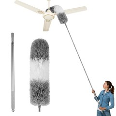 Dusters for Cleaning,Feather Duster with Extension Pole,Ceiling Fan Cleaner D…