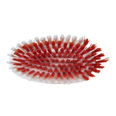6 in Heavy Duty Scrub Brush Stiff Bristle Iron Handle Grout Cleaning Tool