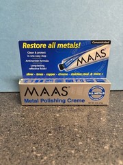 MAAS Concentrated A Fine Polishing Creme for All Metals 2 oz Tube Mostly Full