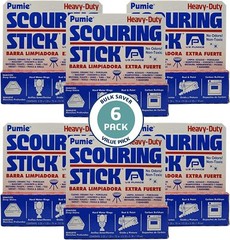 U.S. Pumice Scouring Stick, Heavy Duty Extra Strong Pumice Cleaning Bar (6 Pack)