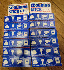 13 pack Pumie Scouring Stick Cellulose Scouring pads closeout