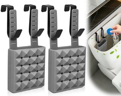 2Pcs Adjustable Toilet Tank Tablet Holder-Hanging Silicone Basket Carrier wit…