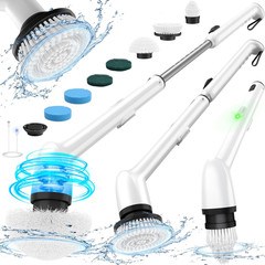 Electric Spin Scrubber, New Full-Body IPX7 Waterproof Bathroom Cleaner Brush, Sh
