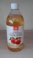 Sunny Valley Orchard Dish Soap, Peach Cider Vinegar 26 oz. New -Choose Scent-