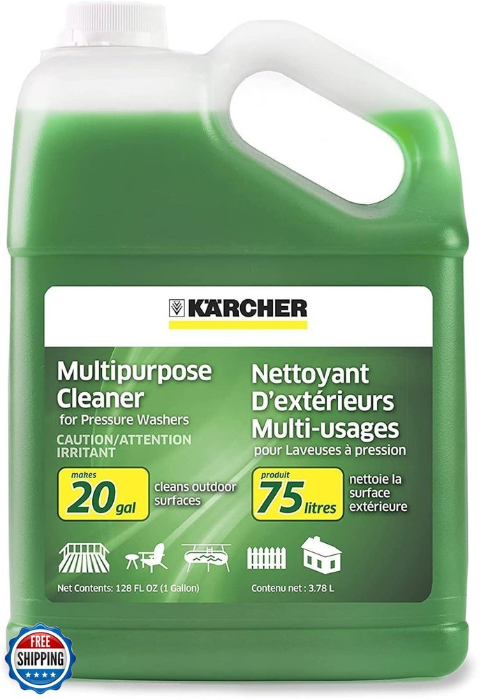 Kärcher Multi Purpose Pressure Washer Detergent, Removes Dirt and Grime from