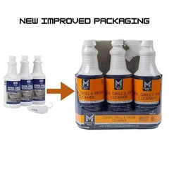 3 PK Restaurant Commercial Oven, Grill and Fryer Cleaner 32 oz. Member Mark