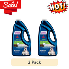 2 Pack Bissell CrossWave Streak-Free Surface Cleaner Mint Pet Formula 64 oz