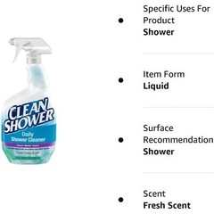 32 Fl Oz Pack of 2 Cleaning Agent Soap Scum Remover Fresh Clean Scent