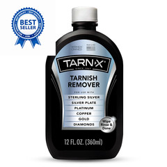 Tarn-X Tarnish Remover, 12 oz. Bottle, Platinum, 12 Fl Oz (Pack of 1), Multi