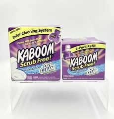 Kaboom with OxiClean Scrub Free! System ~plus 1 box w/ 2 count Refills NEW